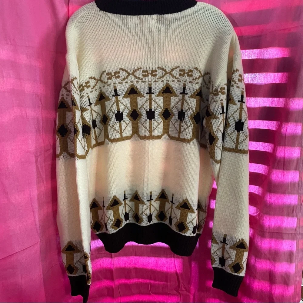 Vintage Cascade Mens Sweater Size Large Arrow‎ Design EUC